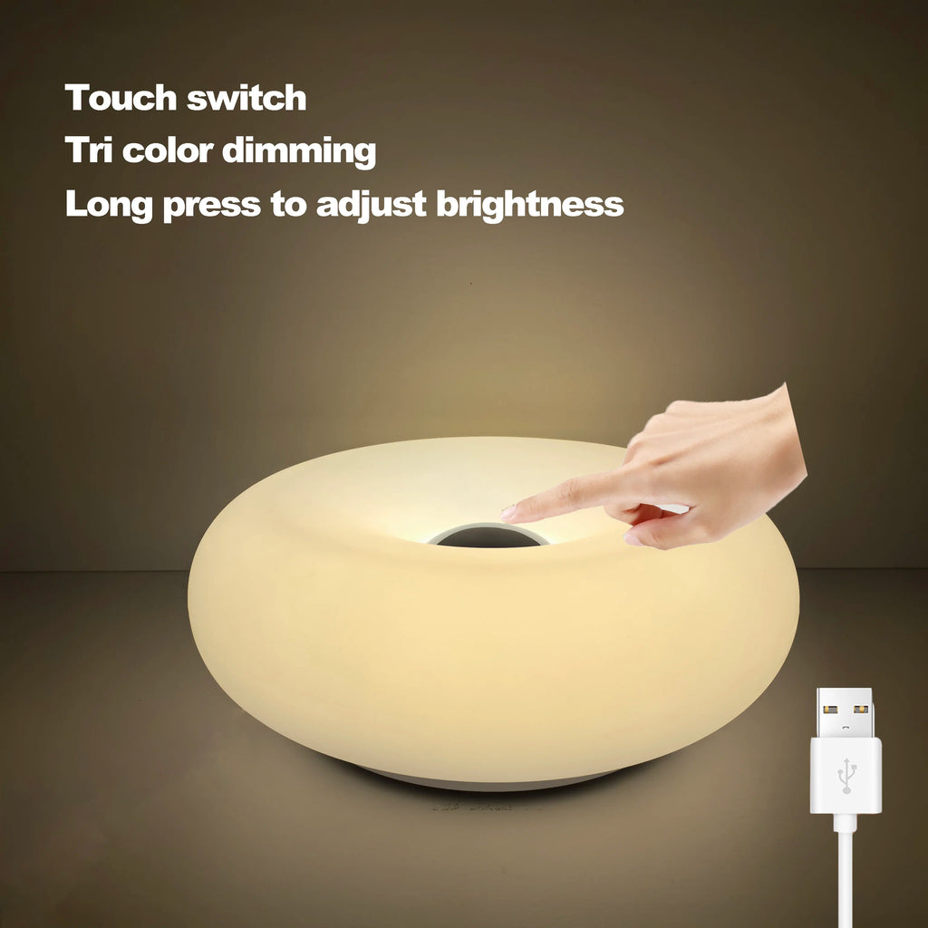 AURORA GLO LED Lamp | RGB16 & Stepless Dimmable | Touch & Remote Control | USB