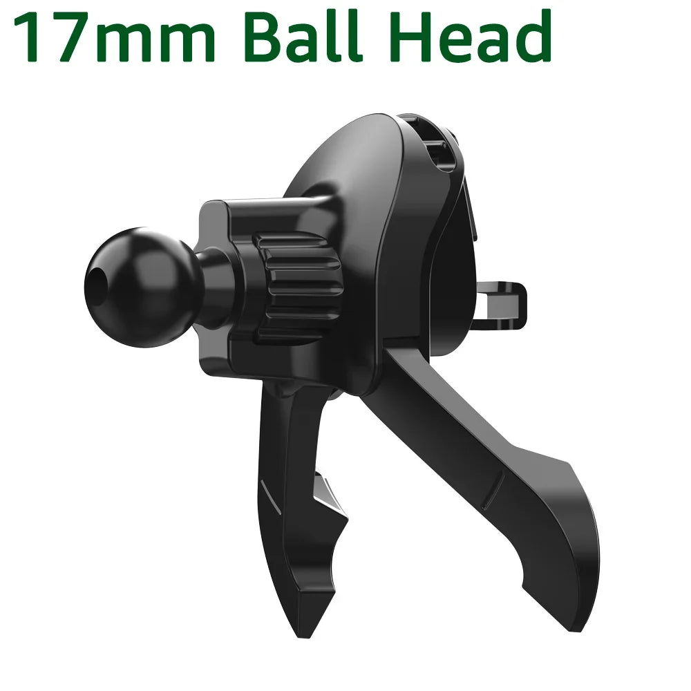 VentLock | Lüftungsgitter-Adapter für Handyhalterung | 17 mm Kugelkopf Universal