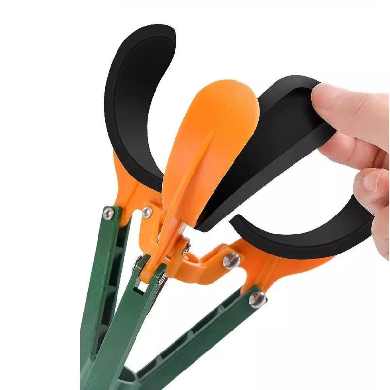Frugano Pro Obstpflücker Greifer | 3-Klauen Fangkorb | Aluminium Teleskopstange