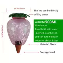 HydroBloom Automatische Pflanzenspender | Tropfbewässerung 2er Set | 500 ml