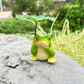 Animara Garden Tierische Blumentopf Deko | Resin Figuren mit Schirm | Garten & Balkon