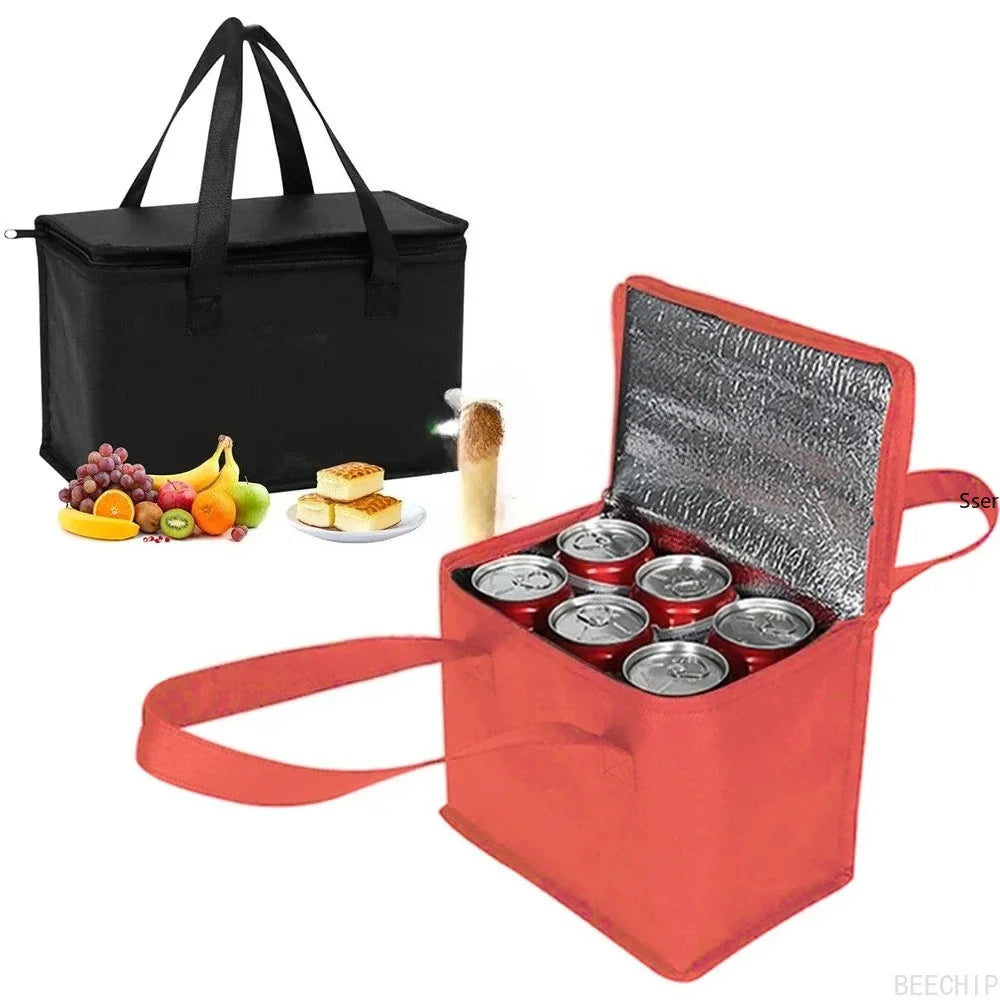 ThermaCarry | Isolierte Kühltasche | Faltbare Lunch- & Picknicktasche | Thermotasche für Speisen & Getränke
