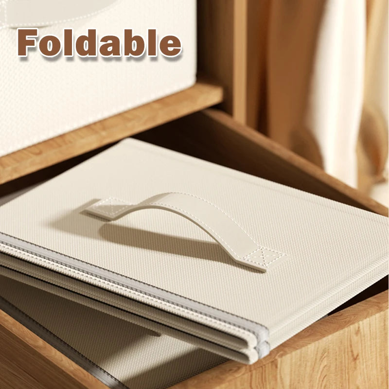 Dormexa Kleider Aufbewahrungsbox mit Deckel | Großes Volumen | Faltbarer Schrank Organizer
