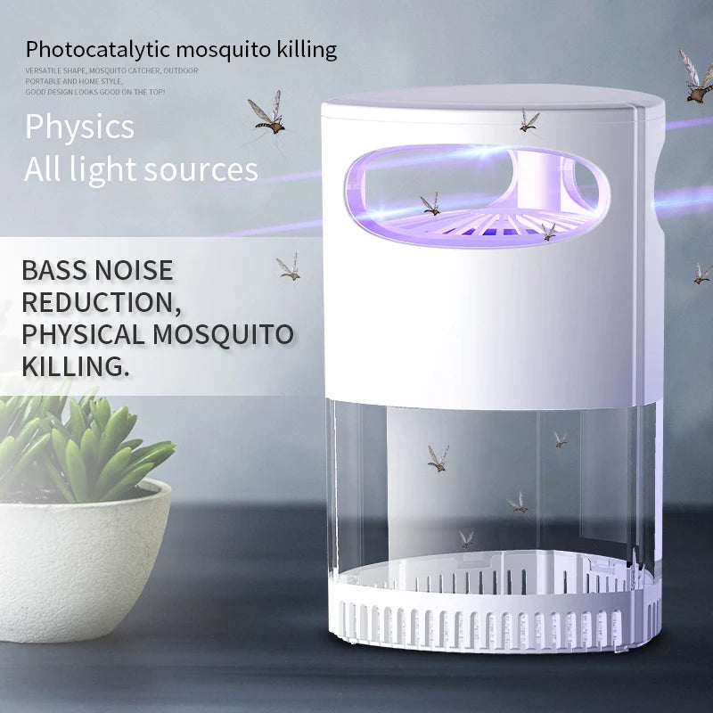 SafeSleep Kabellose Elektrische Mückenlampe | USB Typ-C | Silent & Automatisch | Indoor & Outdoor | Camping & Zuhause