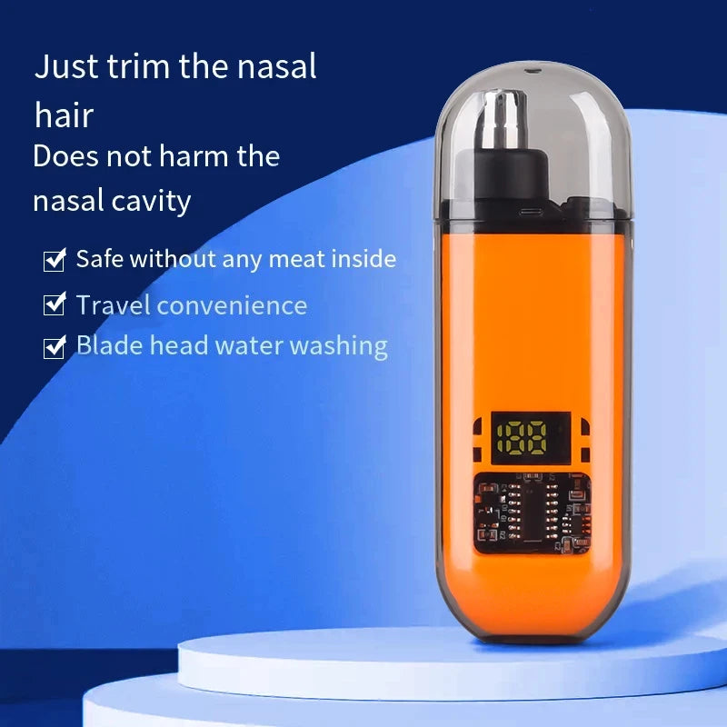 Trimaro | Nasenhaartrimmer | Wiederaufladbarer Präzisionstrimmer | Für Nase und Ohren