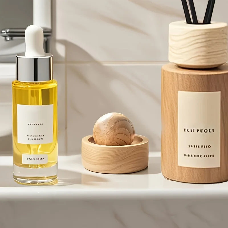 AromaWood | Ätherischer Öl Diffusor aus Holz | Natürlicher Duftspender für Auto & Zuhause