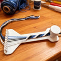 BRAIDORA Seilflechtgerät DIY | Verstellbarer Mini Webrahmen | Kunststoff | 16 cm | Schmuck Werkzeug