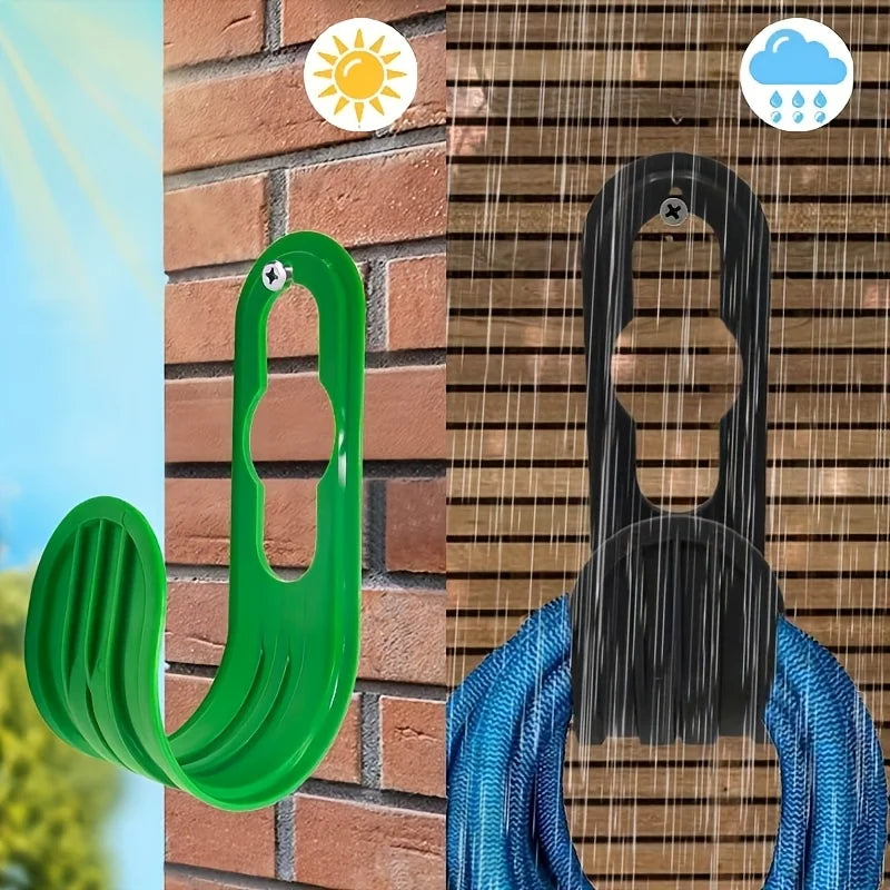 Gardivo | Gartenschlauchhalter Wandmontage | Platzsparender Schlauchhalter | Für Garten & Garage