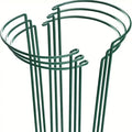 Verdexa | 6er Set Halbkreis-Pflanzenstützen aus Metall | Flexible Pflanzenhalter für Pfingstrosen, Tomaten & Blumen