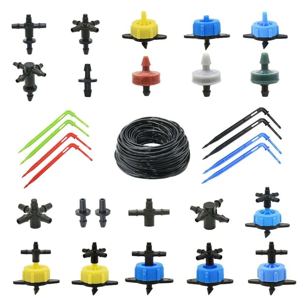 AquaVireo Tropfbewässerung Dripper 2L–8L/H | 1/2/4-Wege Verteiler | 0.3 / 0.5 cm Anschluss