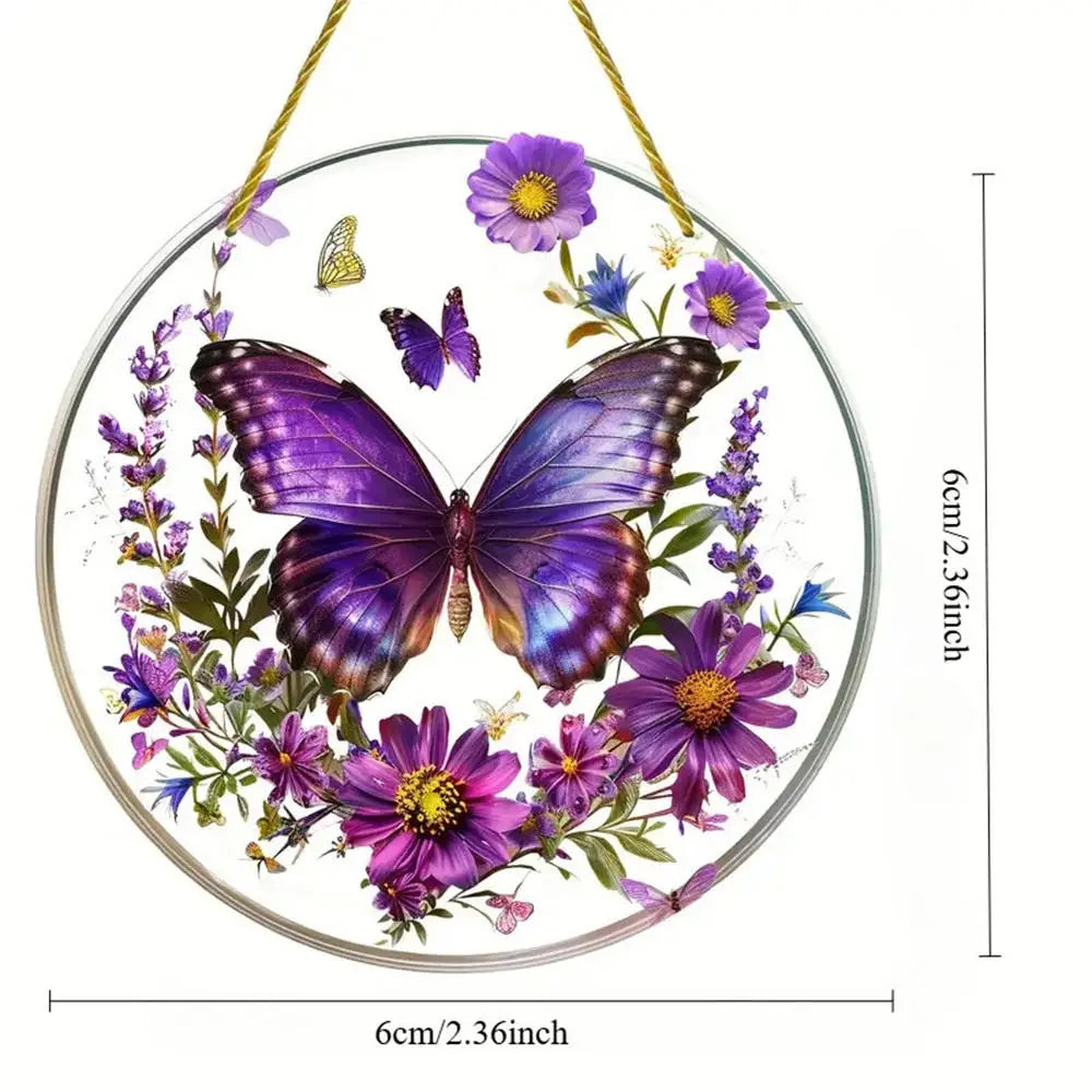 ColibriLuma Kolibri Fensterhänger | Acryl Suncatcher | 8 cm | Bunt | Garten Deko