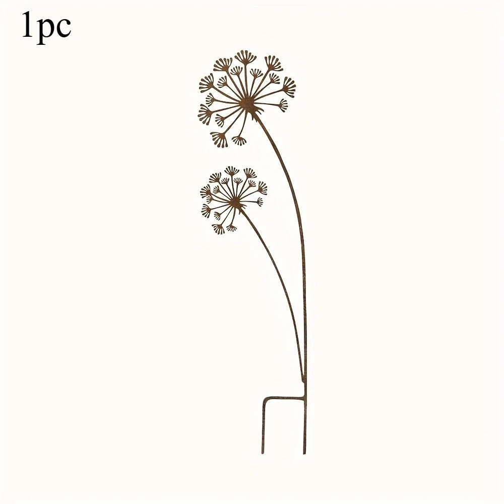 Floracento Gartenstecker Blume | Metall | Dekorative Beet- & Balkonstecker für Außenbereich