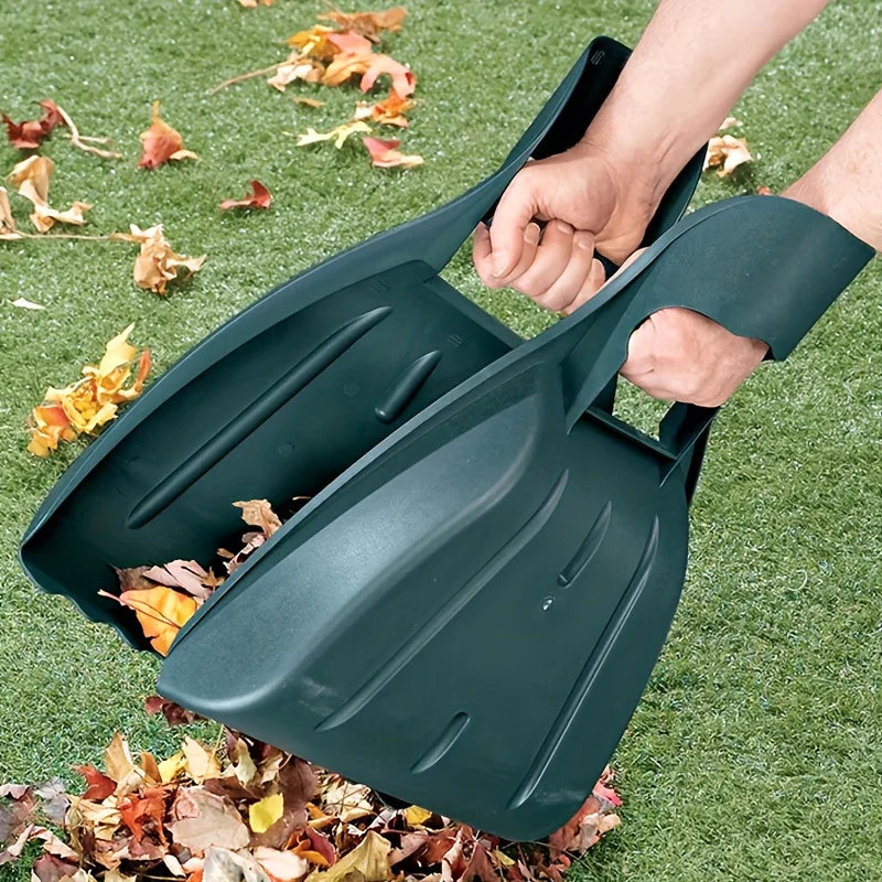 GartenKlaue Laubgreifer Garten Set | Ergonomische Laubschaufeln für Blätter & Erde | Gartenrechen Ersatz 34 × 10 × 50 cm