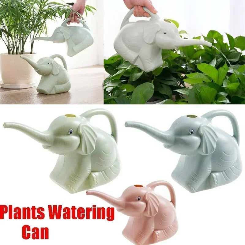 Eleplanty Gießkanne Elefant 30 cm | Kunststoff Gießkanne für Kinder & Garten | 1 Stück
