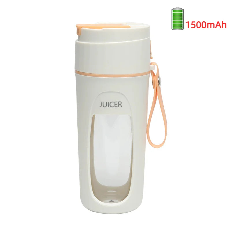 VitaBlend | Tragbarer Mini Mixer 3000 mAh | USB Smoothie-Maker mit 8 Edelstahlklingen | Tritan Mixbecher