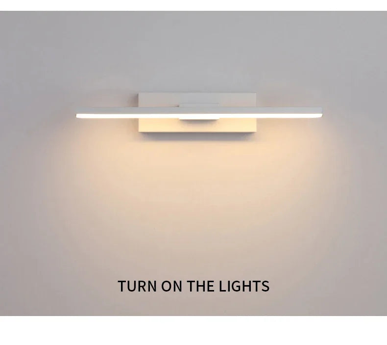 AuroLite Adjustable LED Wall Light | 330° Swiveling | Modern Design for Bedroom & Living Room | Aluminum