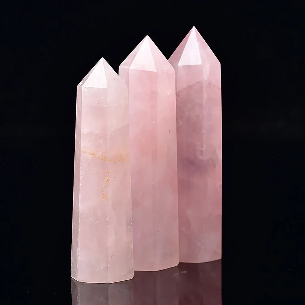Crystal Obelisk Elaria | Natural Stone Healing Stone | For Meditation & Reiki | 4–8 cm
