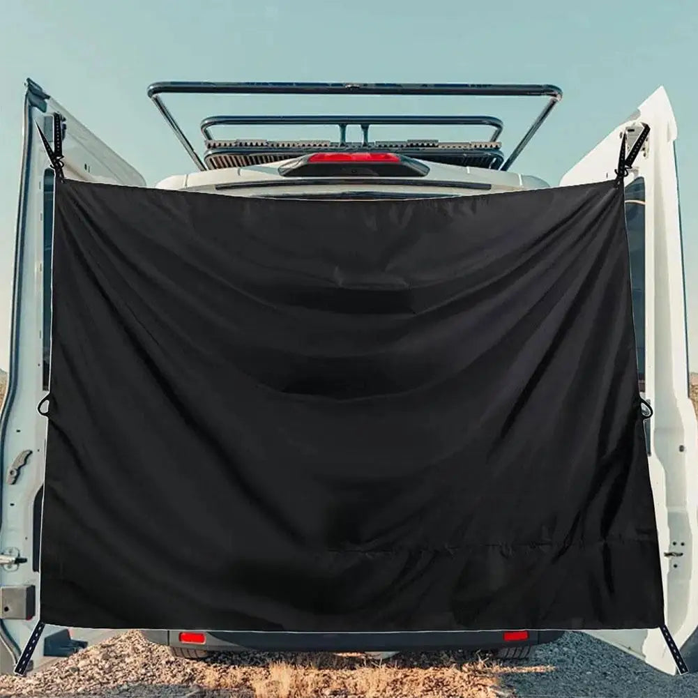 CamperShield Wohnmobil Rückwandvorhang | Wasserdicht & Sonnenblende | Sichtschutz für Camper & Vans | 180 x 230 cm