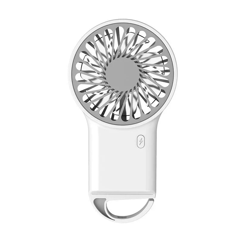 Breezora Mini Ventilator | 3 Geschwindigkeiten | USB-C | Faltbar & mit Haken