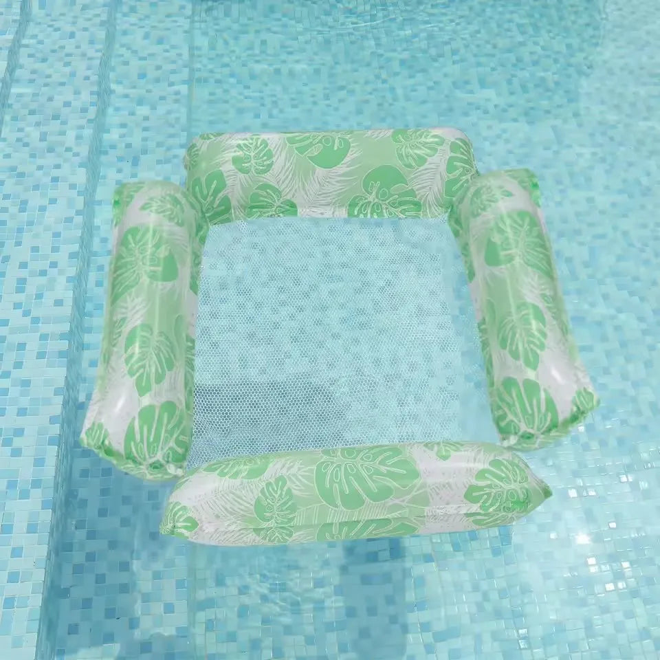 Aquavivo Wasserhängematte Liege | Aufblasbar | PVC | Pool & Strand Schwimmliege