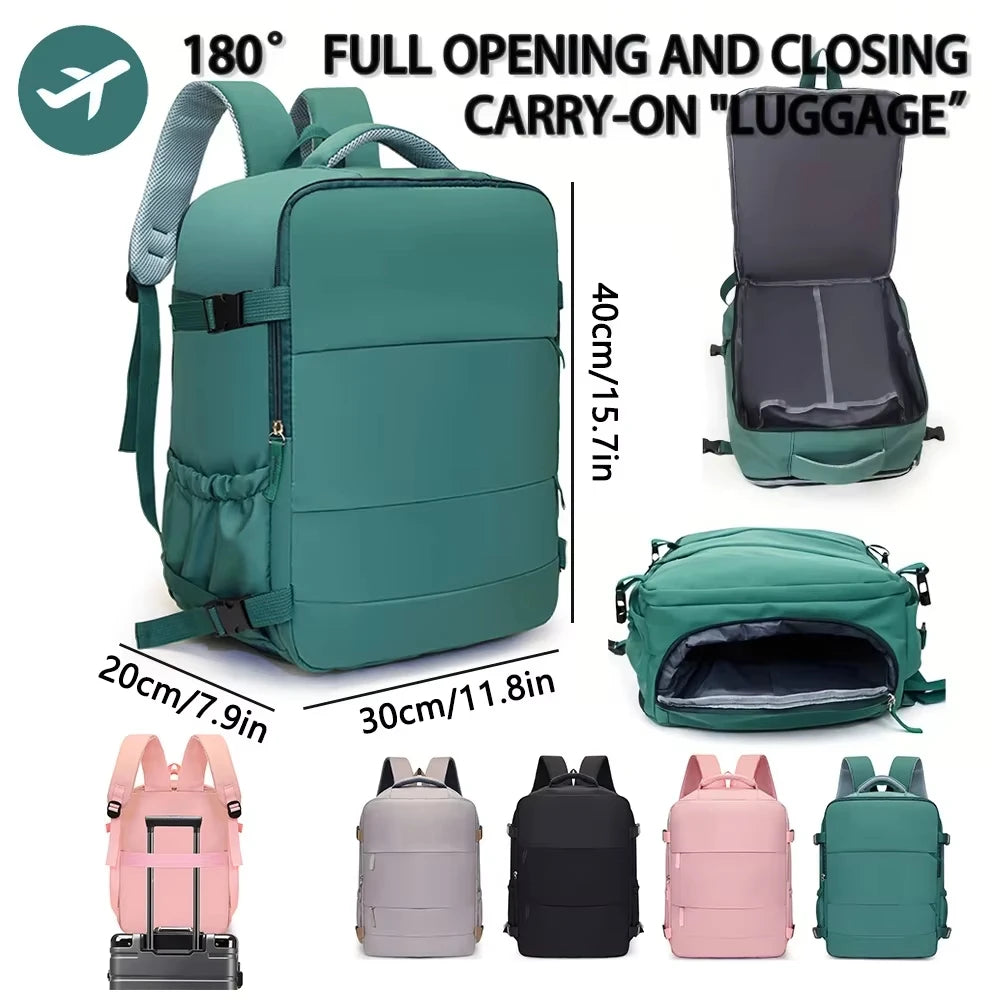 AeroVoy | Reiserucksack | Großes Fassungsvermögen | Laptopfach | Leichtgewichtiger Handgepäck-Rucksack
