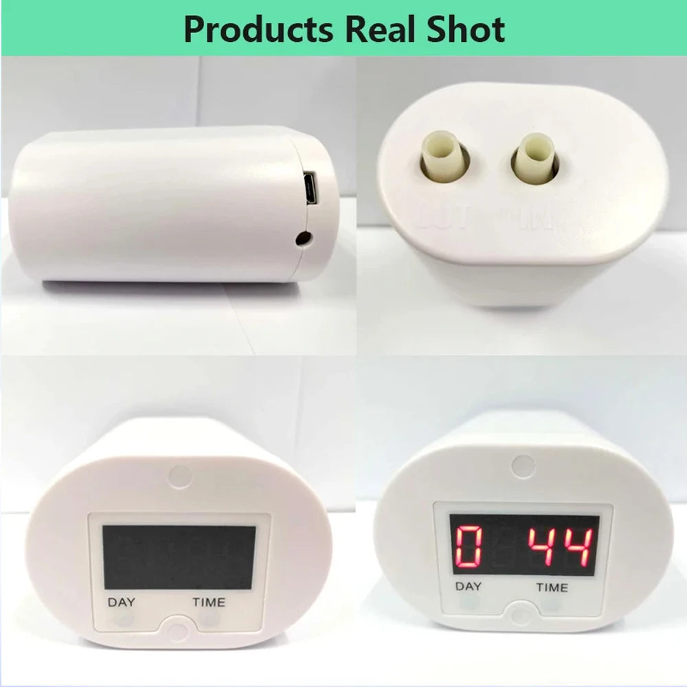 AquaVivo Smart Automatisches Bewässerungssystem | Selbstbewässerungs-Set 2–16 Tropfer | USB Akku