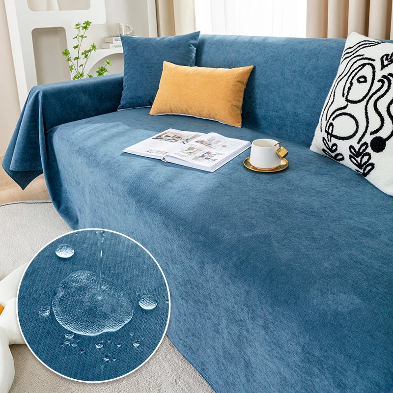 HomeGuard Sofa Cover | Waterproof & Scratch-Resistant | Dust Protection & All-Round Throw | For Sofa, Bed & Living Area