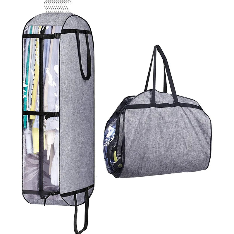 GuardWear Kleiderschutz Staubbeutel | Wasserdicht & Bakterienresistent | Grau | Verdickt & Verbreitert
