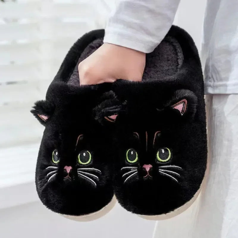 Cat Slippers PawLuxe | Fluffy & Warm | Winter Slippers for Women & Men | Non-Slip & Comfortable