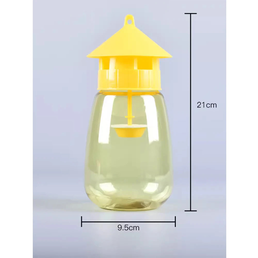 FruGuard | Fruchtfliegenfalle für Obstbäume & Gemüse | Lockstoff-System | Wiederverwendbar | 20 cm