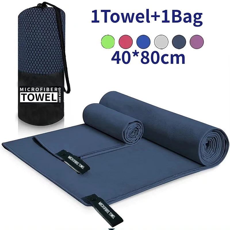 DryFlexo Schnell trocknendes Sporthandtuch | Mikrofaser | 40 x 80 cm | Fitness, Schwimmen & Camping