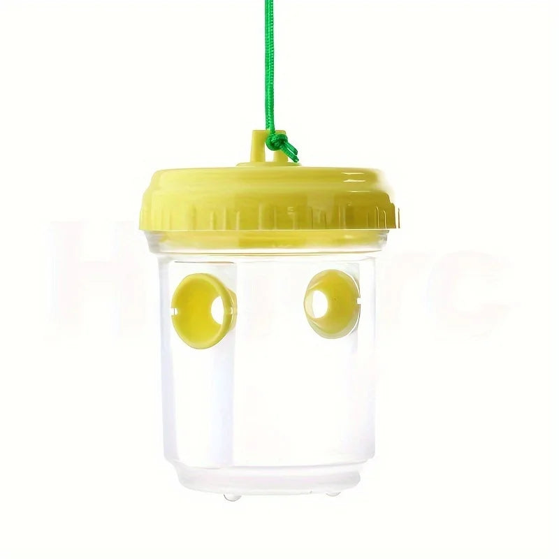 EcoTrap Durchsichtige Outdoor-Insektenfalle | Kunststoff | Effektiv gegen Fruchtfliegen & Wespen | Transparent zur einfachen Kontrolle