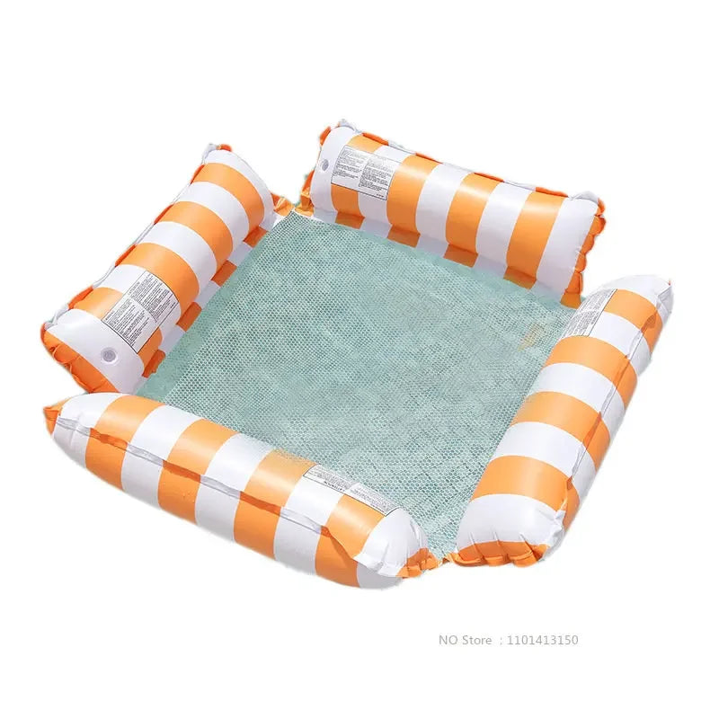 Aquavivo Wasserhängematte Liege | Aufblasbar | PVC | Pool & Strand Schwimmliege