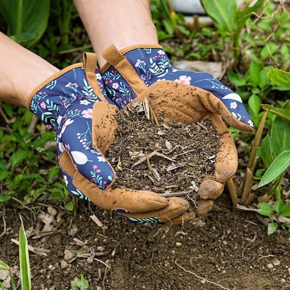 Roseliva | Damen Gartenhandschuhe | Dornensicher & Komfortabel für Jäten, Pflanzen und Gartenarbeit