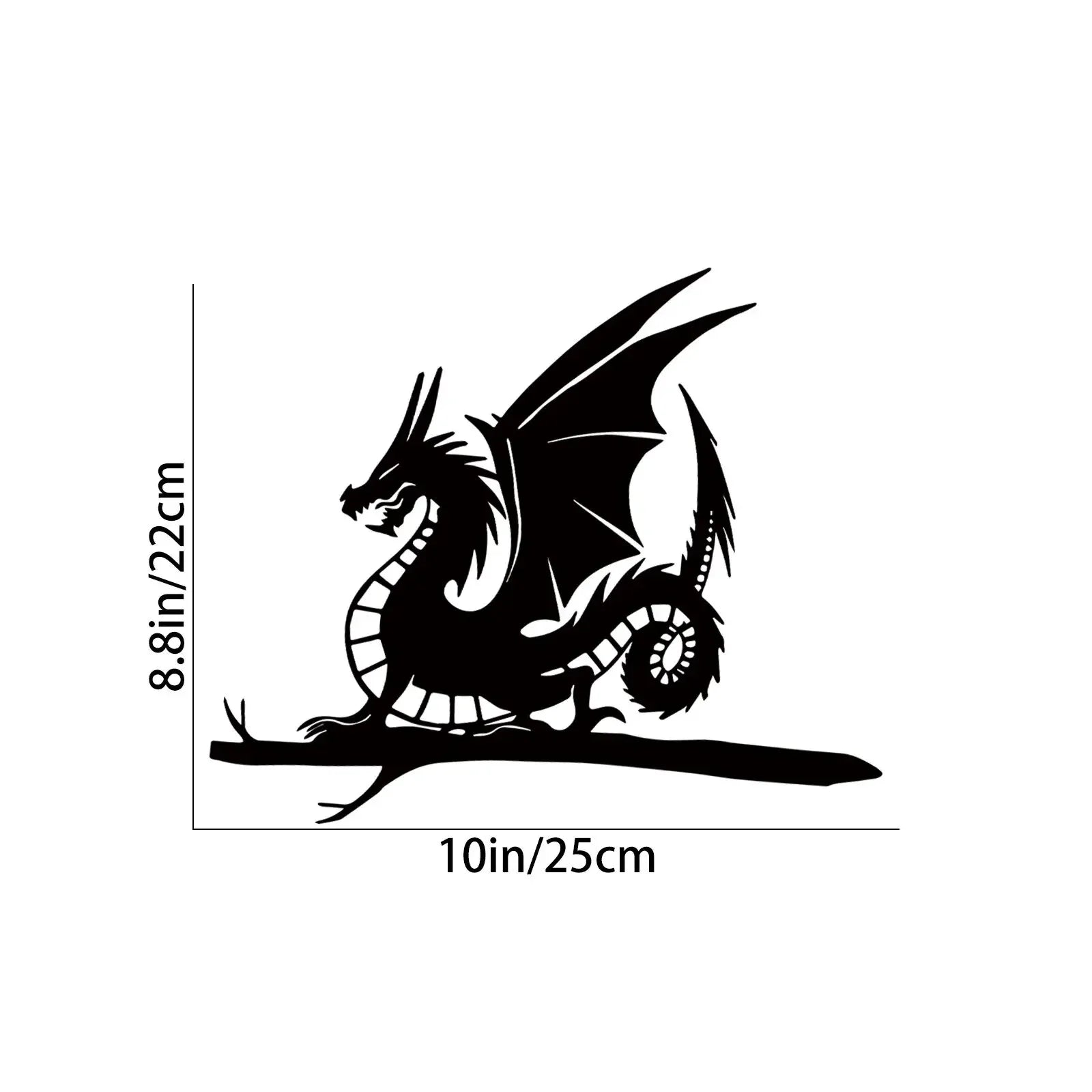 ArtVireo Metall-Vogelbaum & Gartenkunst | Silhouette Vögel/Drachen/Feen/Hunde | Außendekoration