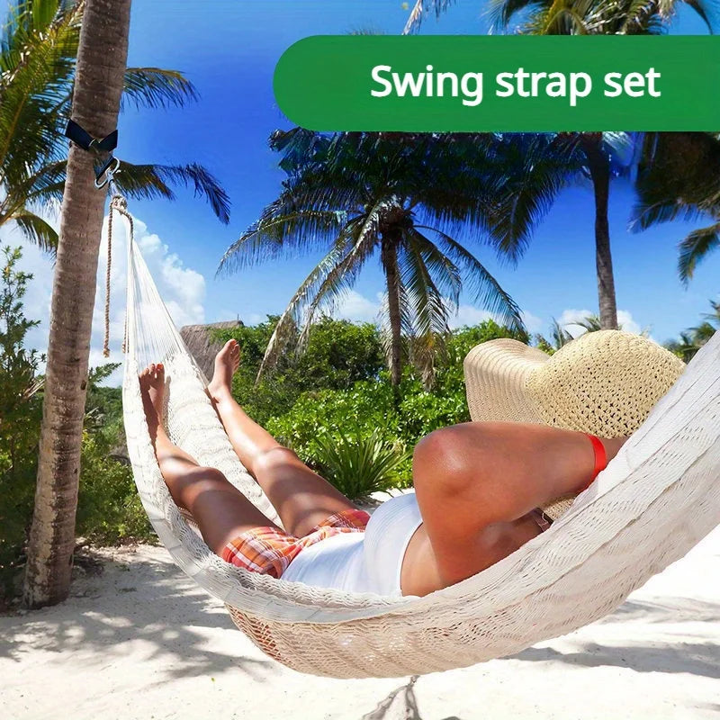 Swingora | Outdoor-Schaukel mit Sicherheitsgurt | Tragbare Hängeschaukel mit Transporttasche und Robusten Befestigungsgurten