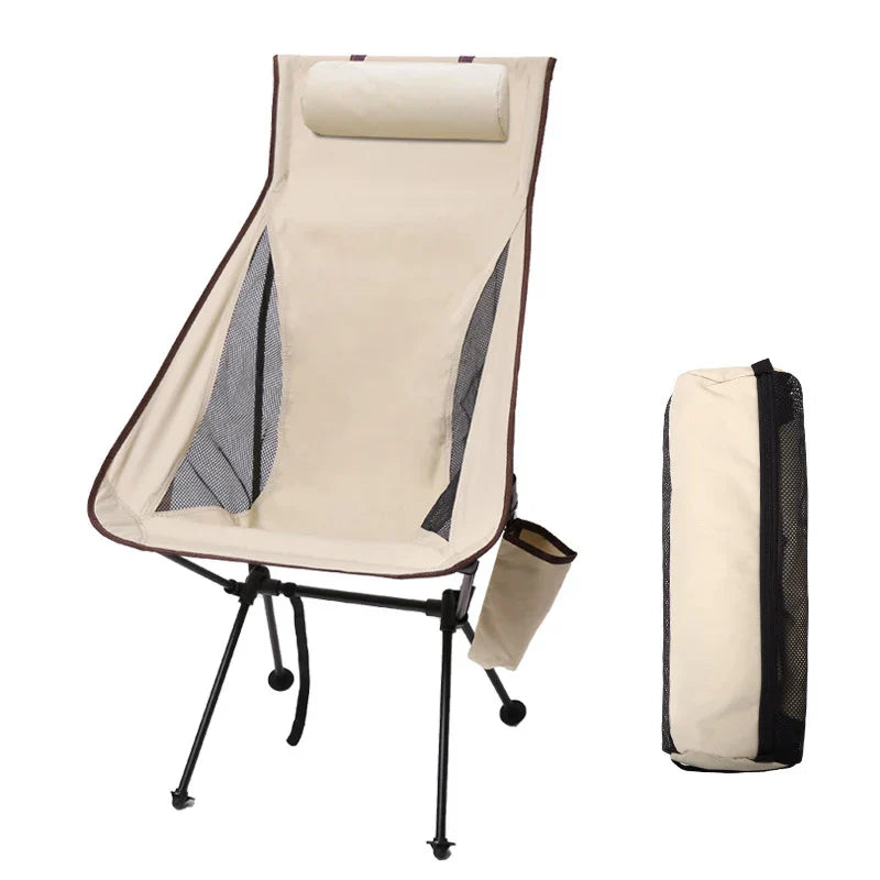CAMPEROX Folding Chair Outdoor | Load Capacity up to 150 kg | Aluminum Frame & Tear-Resistant Fabric | For Camping, Beach & Garden