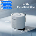 BREEZARO Taillenventilator mit Clip | 360° Verstellbar | 3 Geschwindigkeiten | Wiederaufladbar