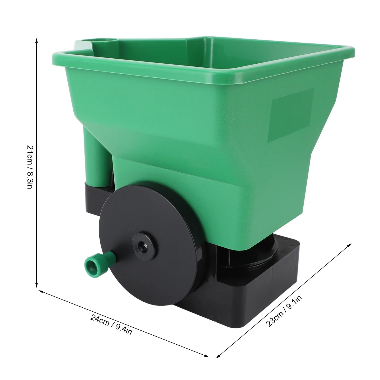 SowMaster Handstreuer 3L | Präziser Dünger- & Salzstreuer | Leichtgewicht für Garten und Rasen