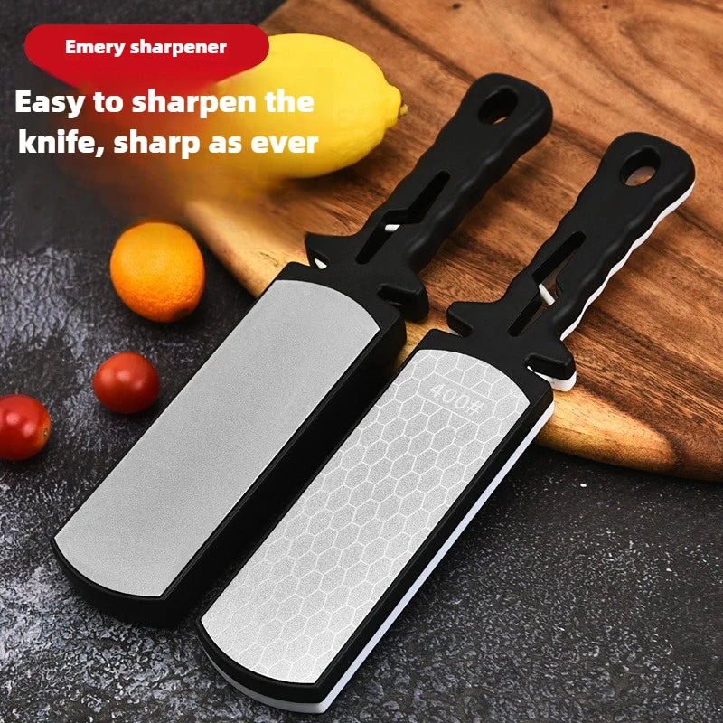 EdgeMaster Doppelseitiger Diamantschärfer | Küchenmesser & Scheren | 400–1000 Mesh | Anti-Rutsch & Langlebig