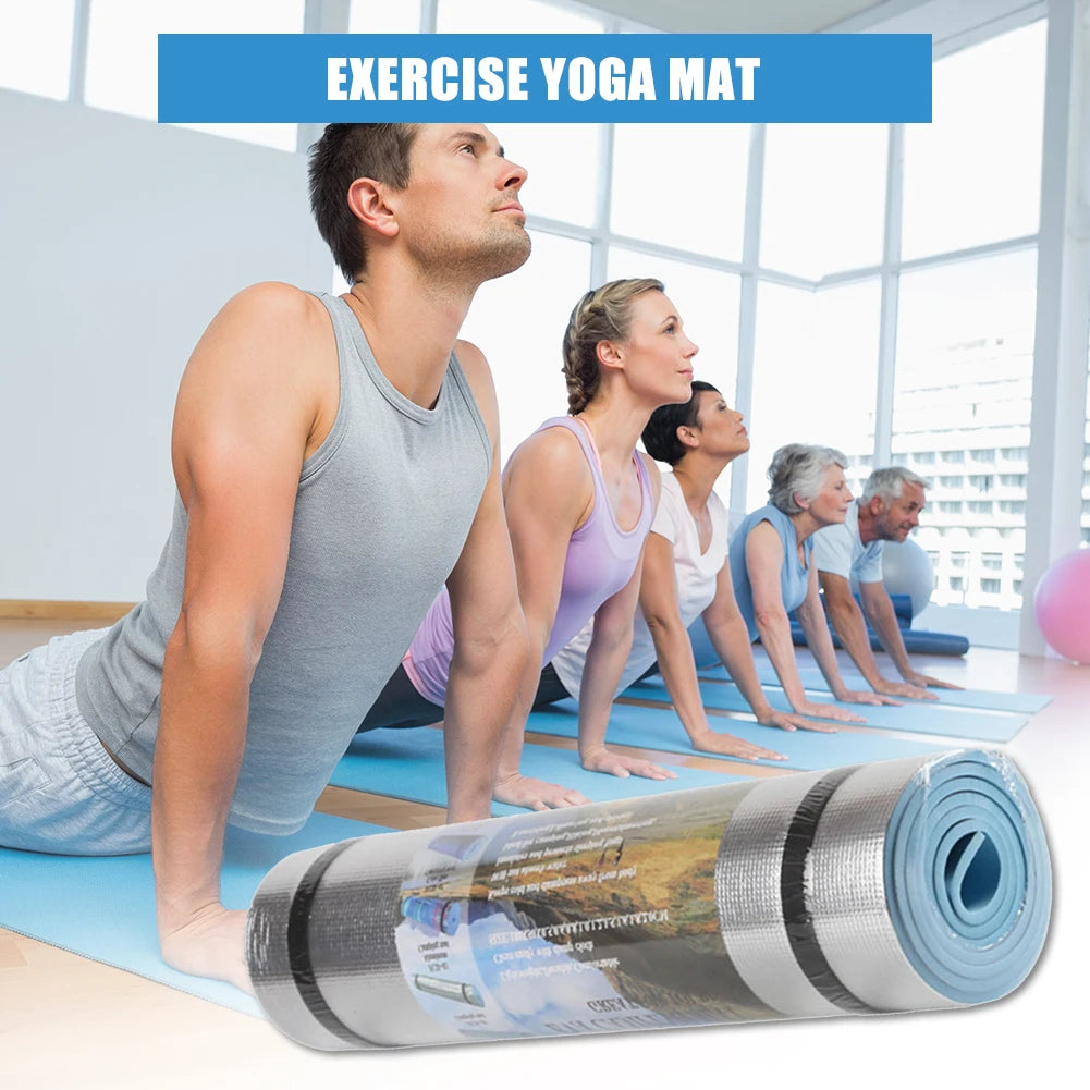 Flexiva Yoga Matte | EVA Fitness- & Trainingsmatte | 180 × 50 × 0,6 cm | Rutschfest & Feuchtigkeitsabweisend | Für Yoga, Fitness & Camping