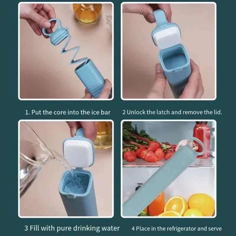 Frostiva Eiswürfelform Multi | Schnelles Gefrieren | BPA-freies Material | Mehrfachfach Design | Platzsparend