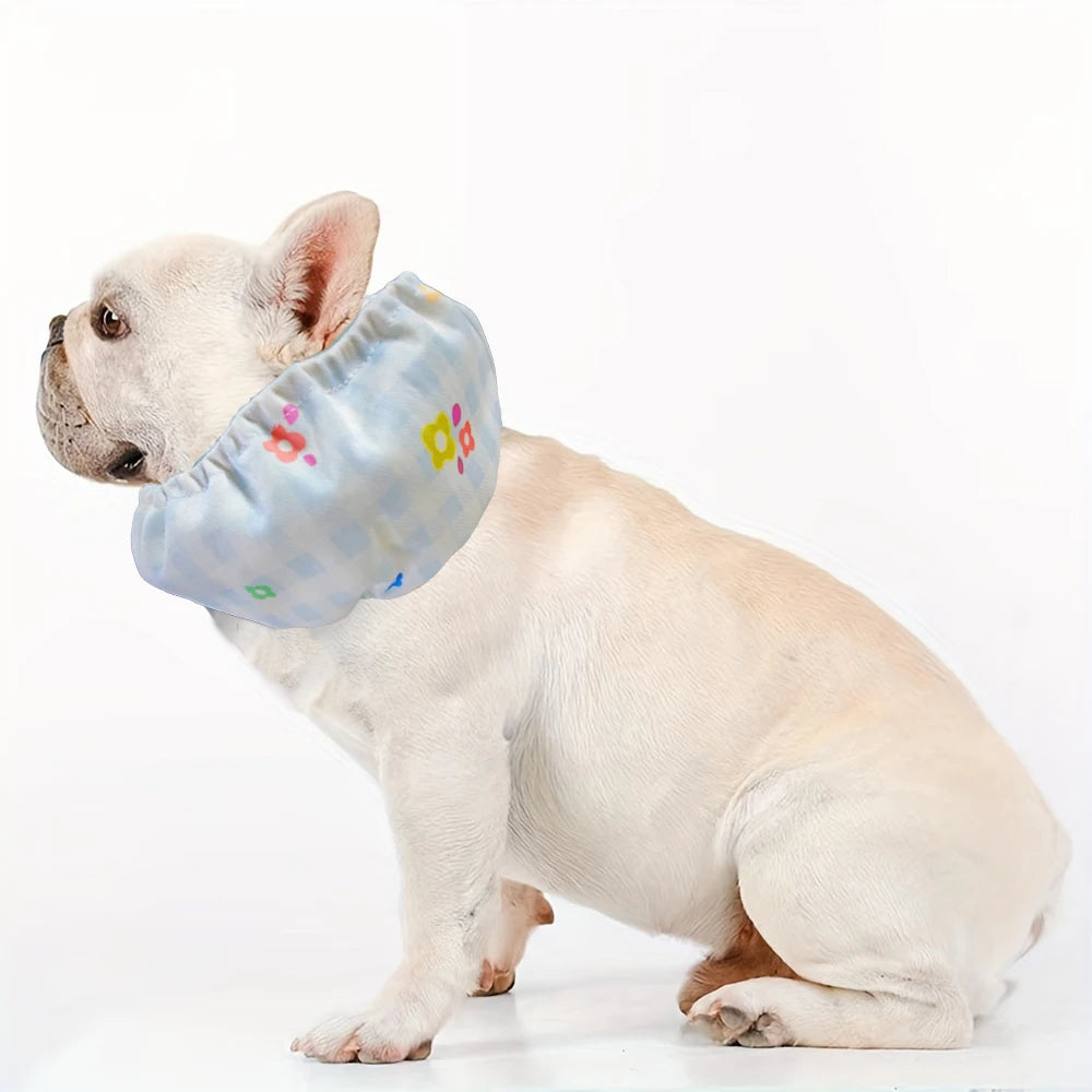 FrostTail | Kühlendes Haustier-Halstuch | Kühlhalsband für Hunde & Katzen | Atmungsaktives Sommer-Bandana