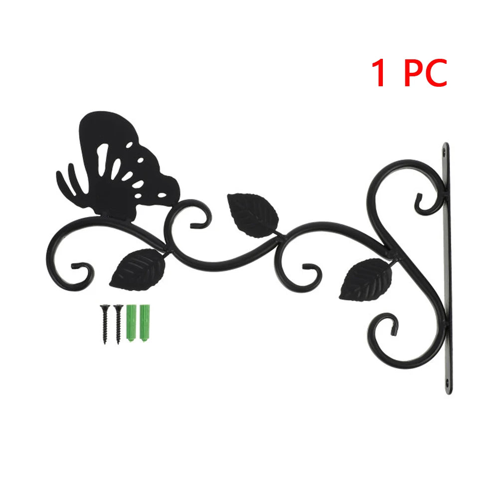 FloraHook Metall-Wandhaken für Pflanzen | Blumenampel Halter | Balkon & Garten Deko