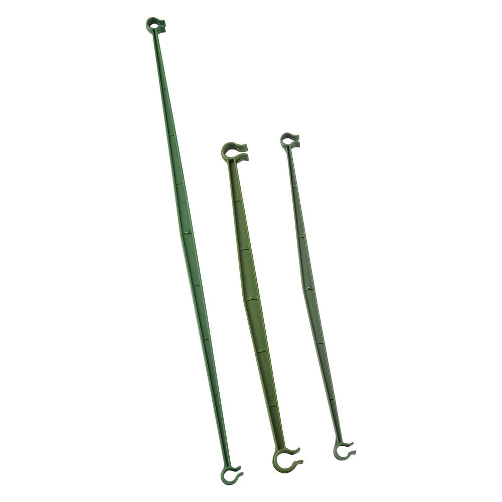 GrowLink Pflanzenstützen Verbinder 10er-Set | 8/11/16 mm | Gewächshaus & Garten DIY | Rankhilfe Kunststoff
