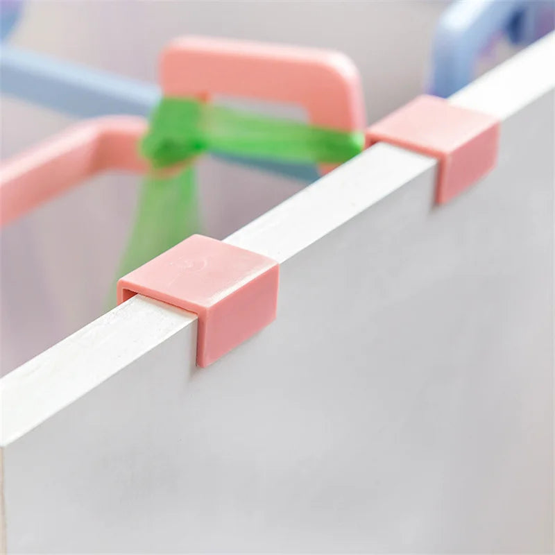 Hangivo Müllbeutel Halter zum Einhängen | Küchen Schrank Organizer | Kunststoff