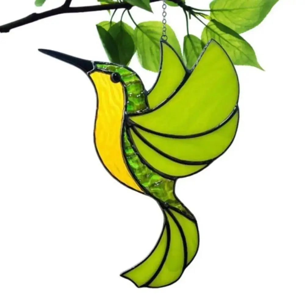 ColibriLuma Kolibri Fensterhänger | Acryl Suncatcher | 8 cm | Bunt | Garten Deko