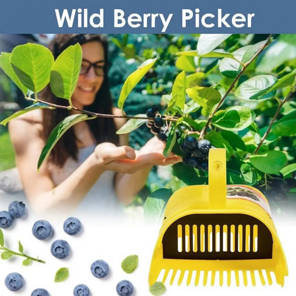 BerryEase Ergonomischer Blaubeer-Picker | Beerenpflücker mit Kammzähnen | Leicht & Tragbar für Garten & Ernte