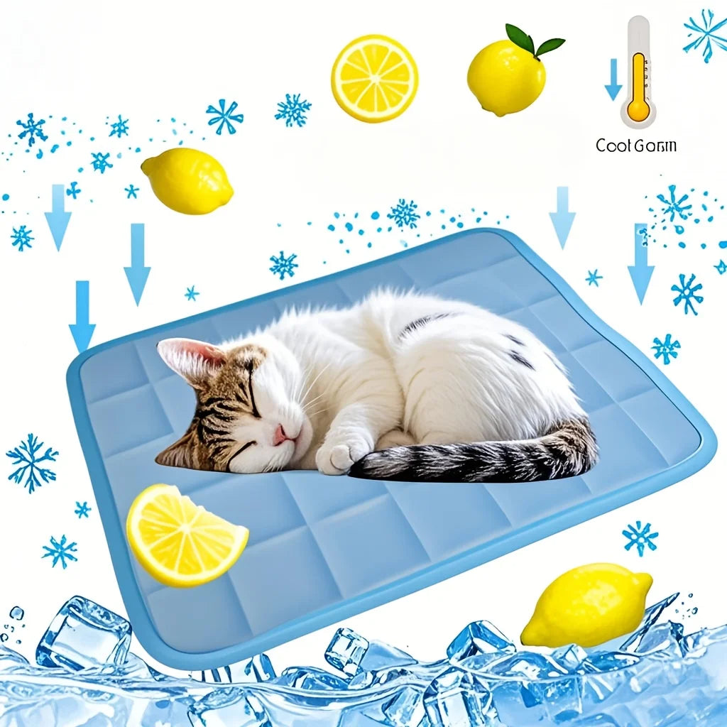 ArcticPaw | Atmungsaktive Kühlmatte für Hunde & Katzen | Kühlende Liegematte aus Polyester | Sommer Schlafmatte