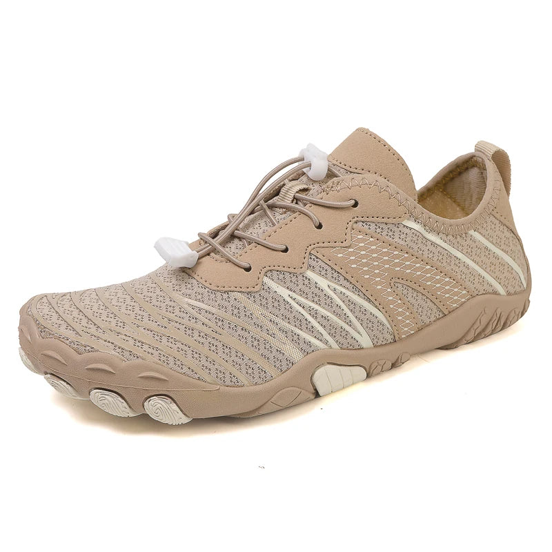 AquaStep Barfuß-Wasserschuhe für Herren & Damen | Schnell trocknend | Zehenschuhe | Sommer Strandschuhe